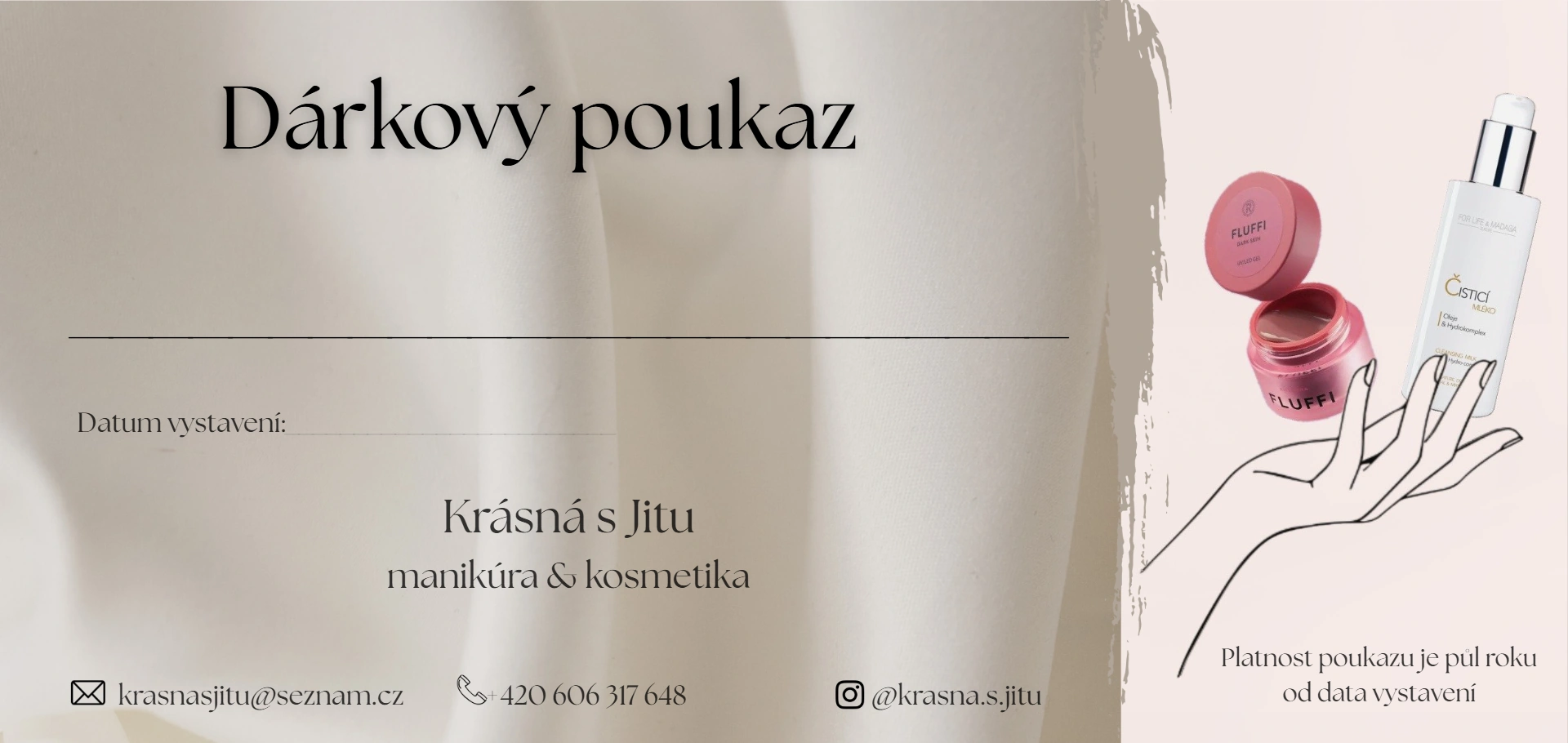 Obrázek dárkového poukazu